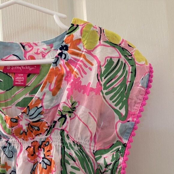 Lilly Pulitzer for Target Swim Cover Up Nosie Posey Floral Girls Size 12 Months - Picture 7 of 13